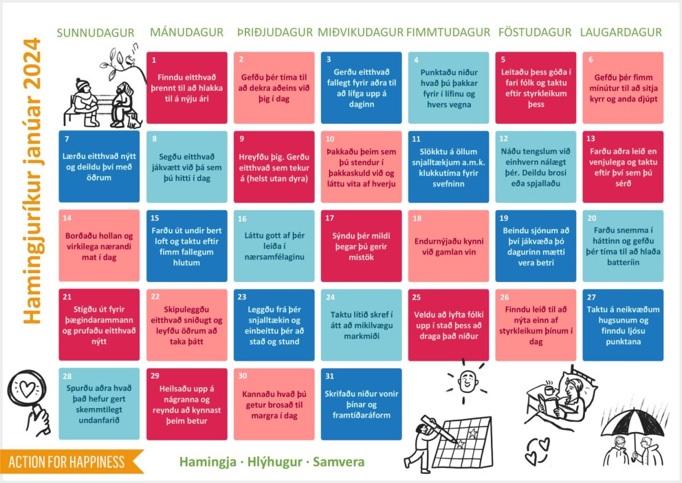 VelVIRK - Virknidagatal fyrir janúar