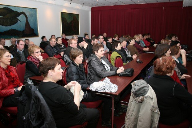 Góð mæting var á fundina