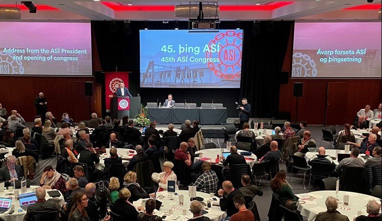 45. þing Alþýðusambands Íslands sett
