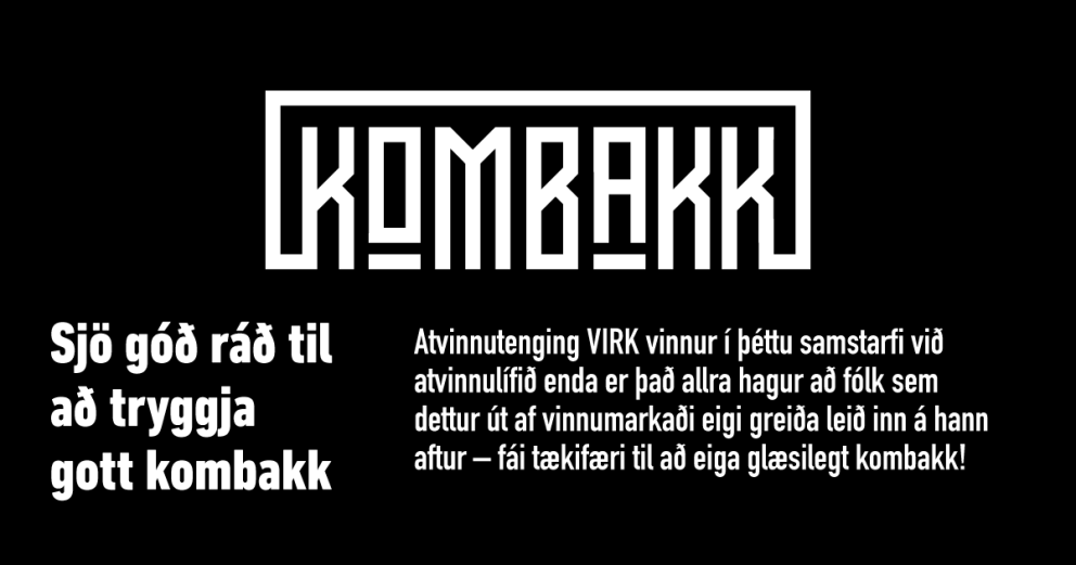 VIRK - Sjö góð ráð fyrir gott kombakk