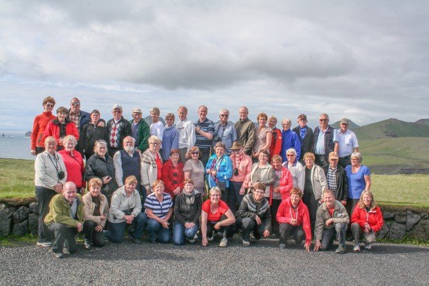 Hópurinn sem fór í innanlandsferðina í ár