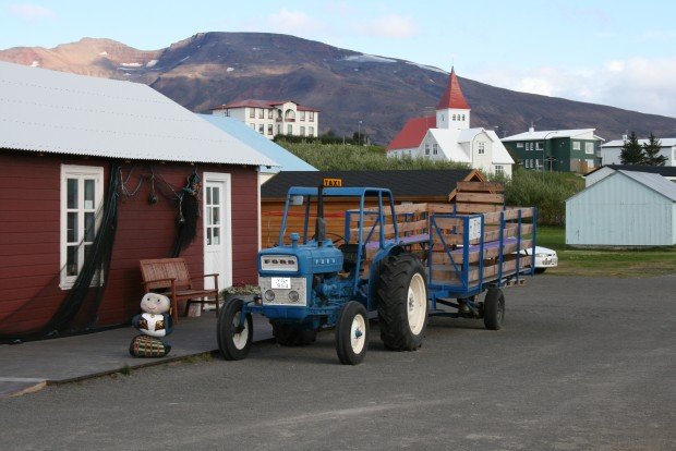 Fundur í Hrísey í gær - Akureyri í kvöld