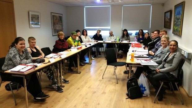 Trúnaðarmenn á námskeiði 2015