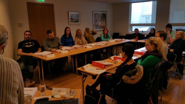 Mynd af trúnaðarmannanámskeiði - þrepi 1