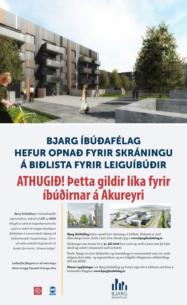 Mikill áhugi á félagslegum leiguíbúðum á Akureyri