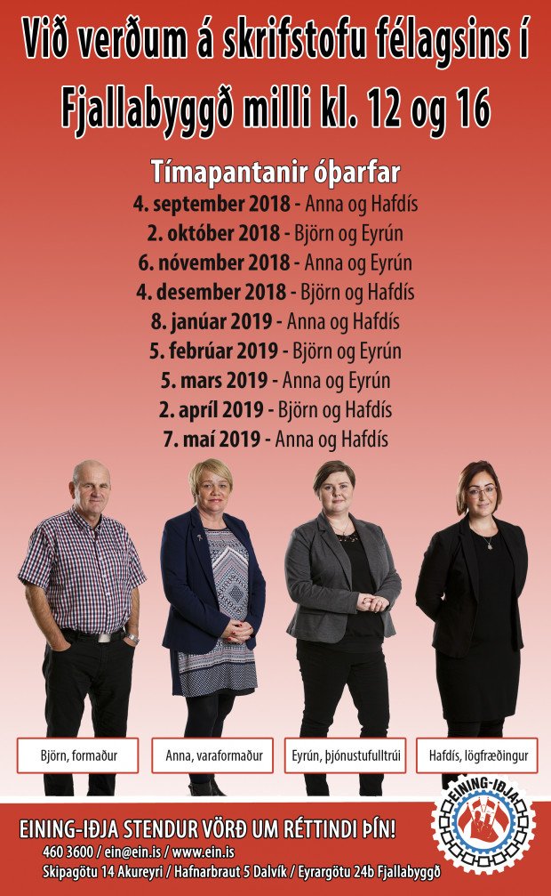 Við mætum til þín í vetur - Fjallabyggð á morgun