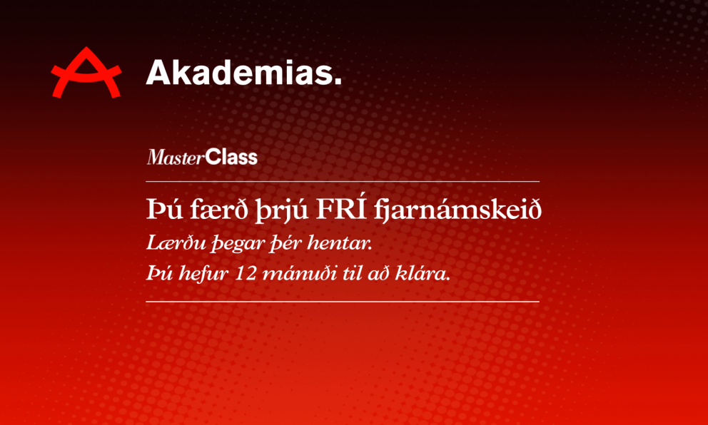 Frí námskeið hjá Akademias skólanum