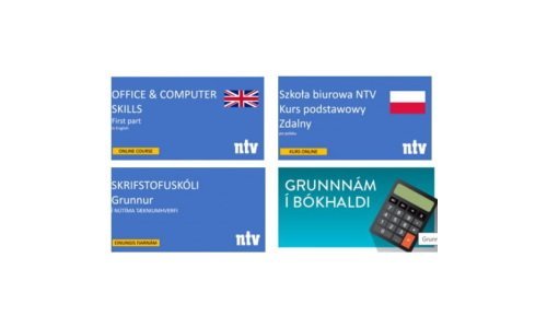 NTV skólinn – námskeið á ensku, pólsku og íslensku