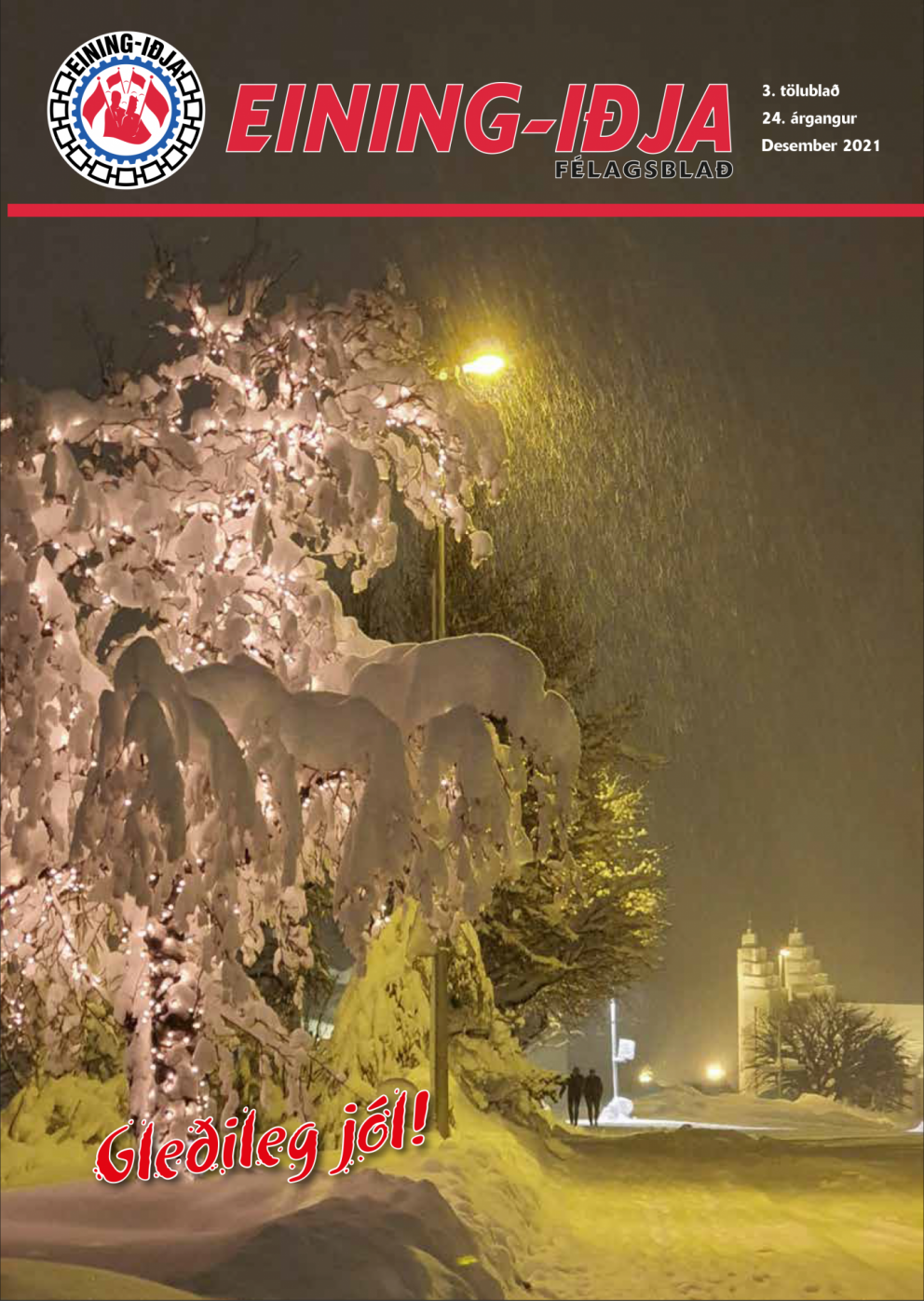 Jólablaðið borið út í dag