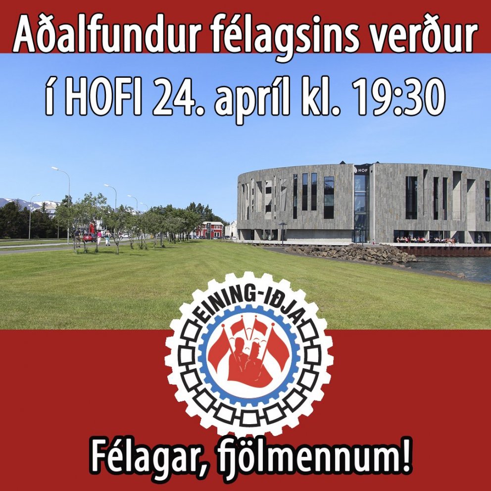 Aðalfundur félagsins í kvöld - akstur til Akureyrar í boði