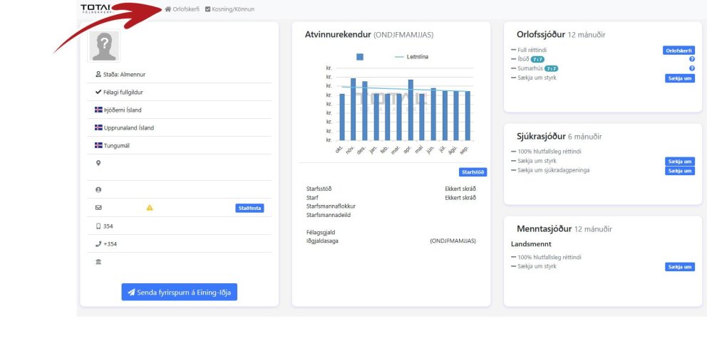 Mínar síður - Að bóka orlofseign