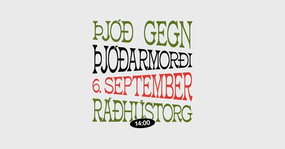 Þjóð gegn þjóðarmorði - samstöðufundur á Akureyri