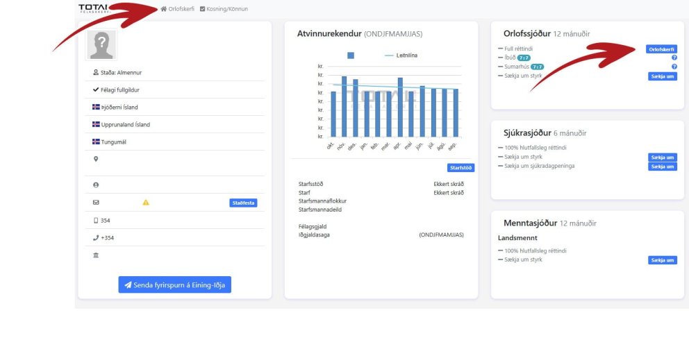 Mínar síður - Að bóka orlofseign