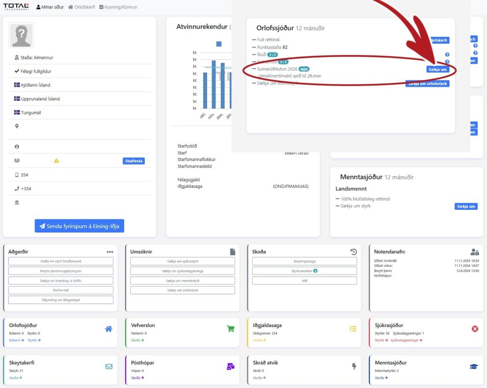 Á morgun er síðasti skiladagur fyrir sumarúthlutun