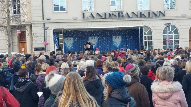 Barátta íslenskra kvenna fyrir launajafnrétti vekur athygli