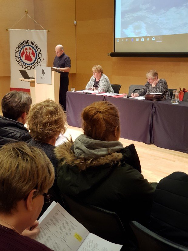 Aðalfundur Einingar-Iðju stendur nú yfir