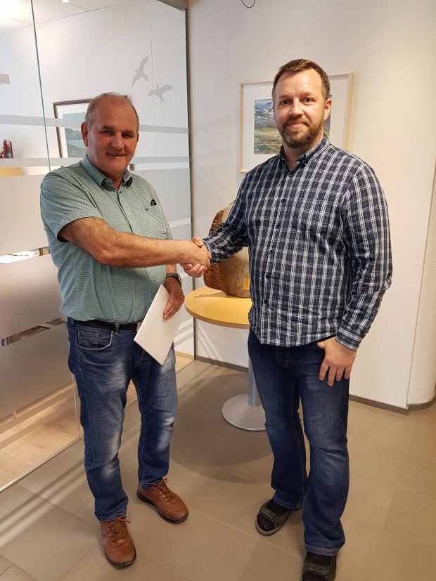 Björn formaður og Róbert Freyr, sölustjóri Stefnu