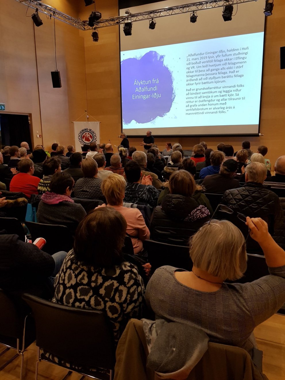 Ályktun frá aðalfundi Einingar-Iðju