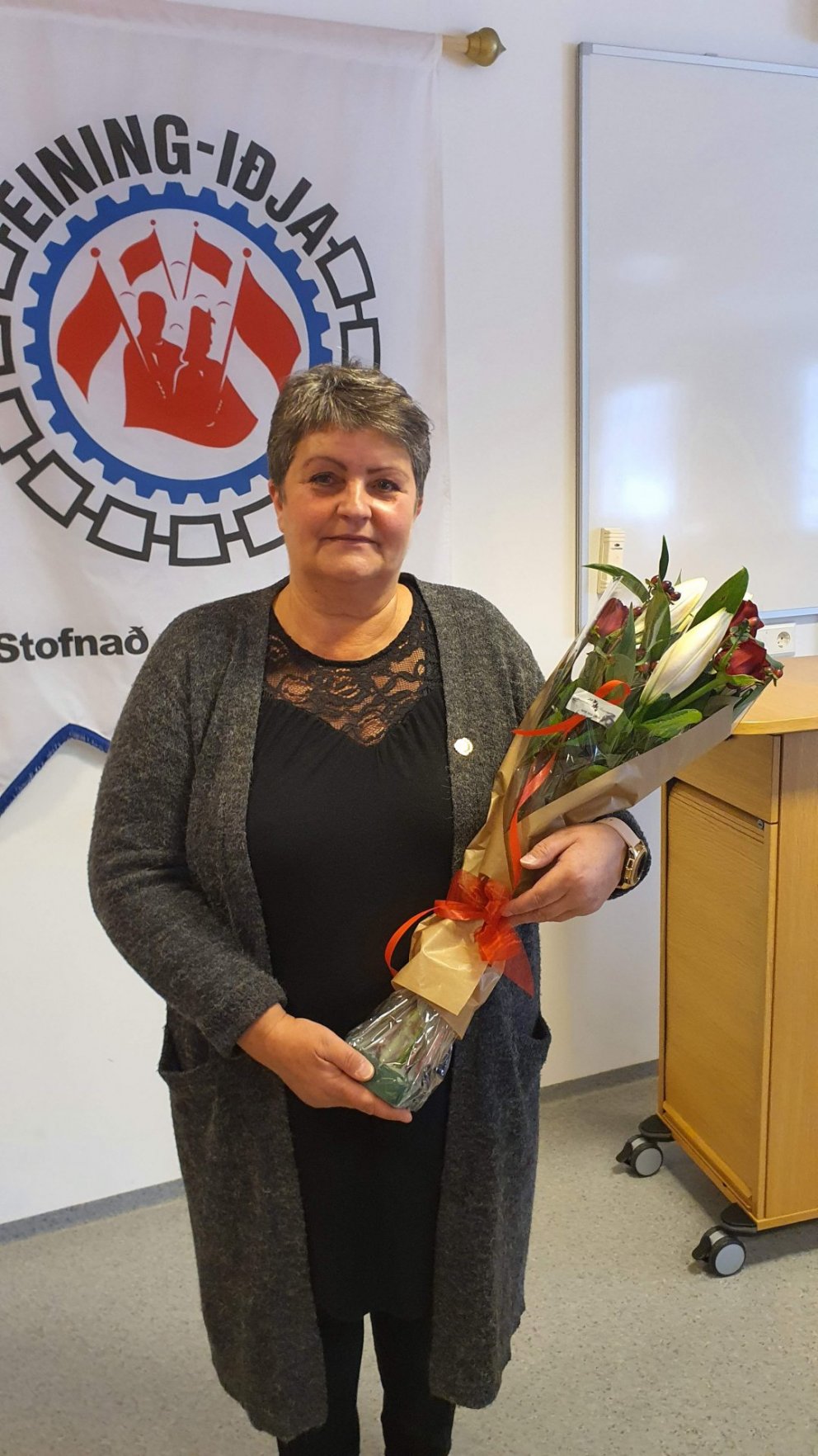 Margrét sæmd gullmerki félagsins