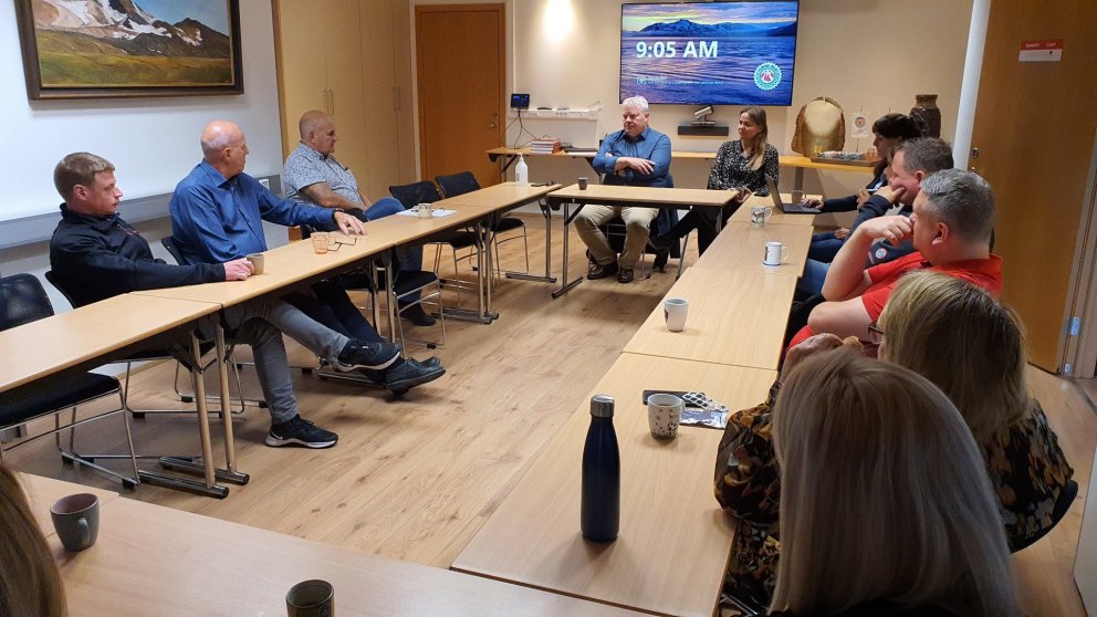 Góðar umræður urðu á fundinum þar sem þau fengu m.a. að heyra stöðuna á svæðinu og áherslur félagann&hellip;