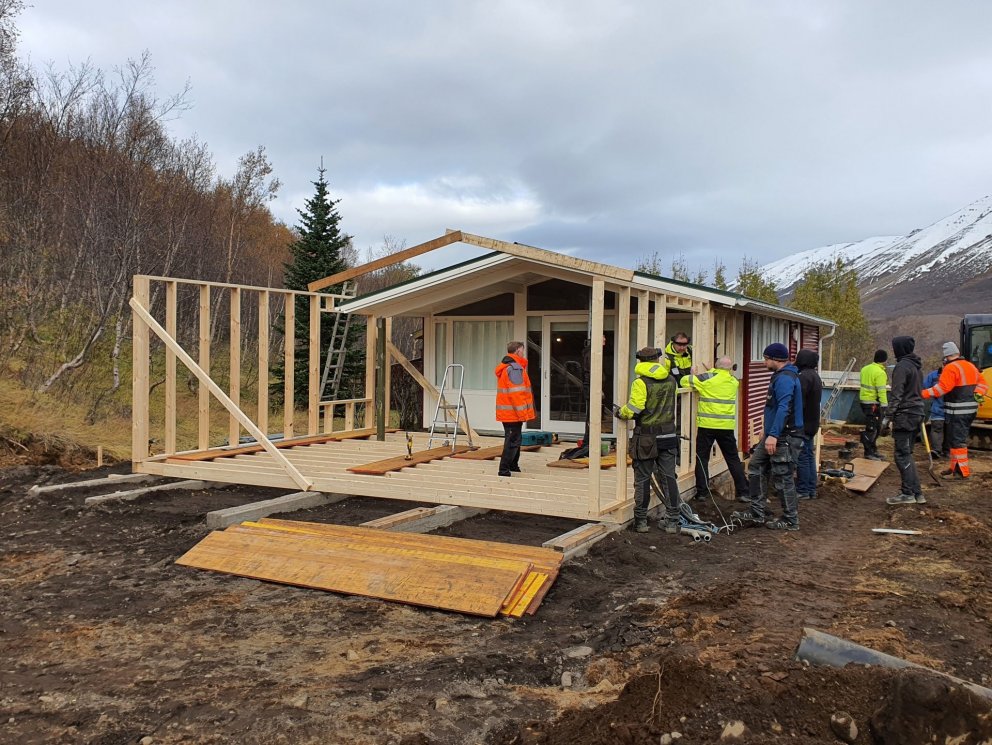 Góður gangur í framkvæmdum á Illugastöðum