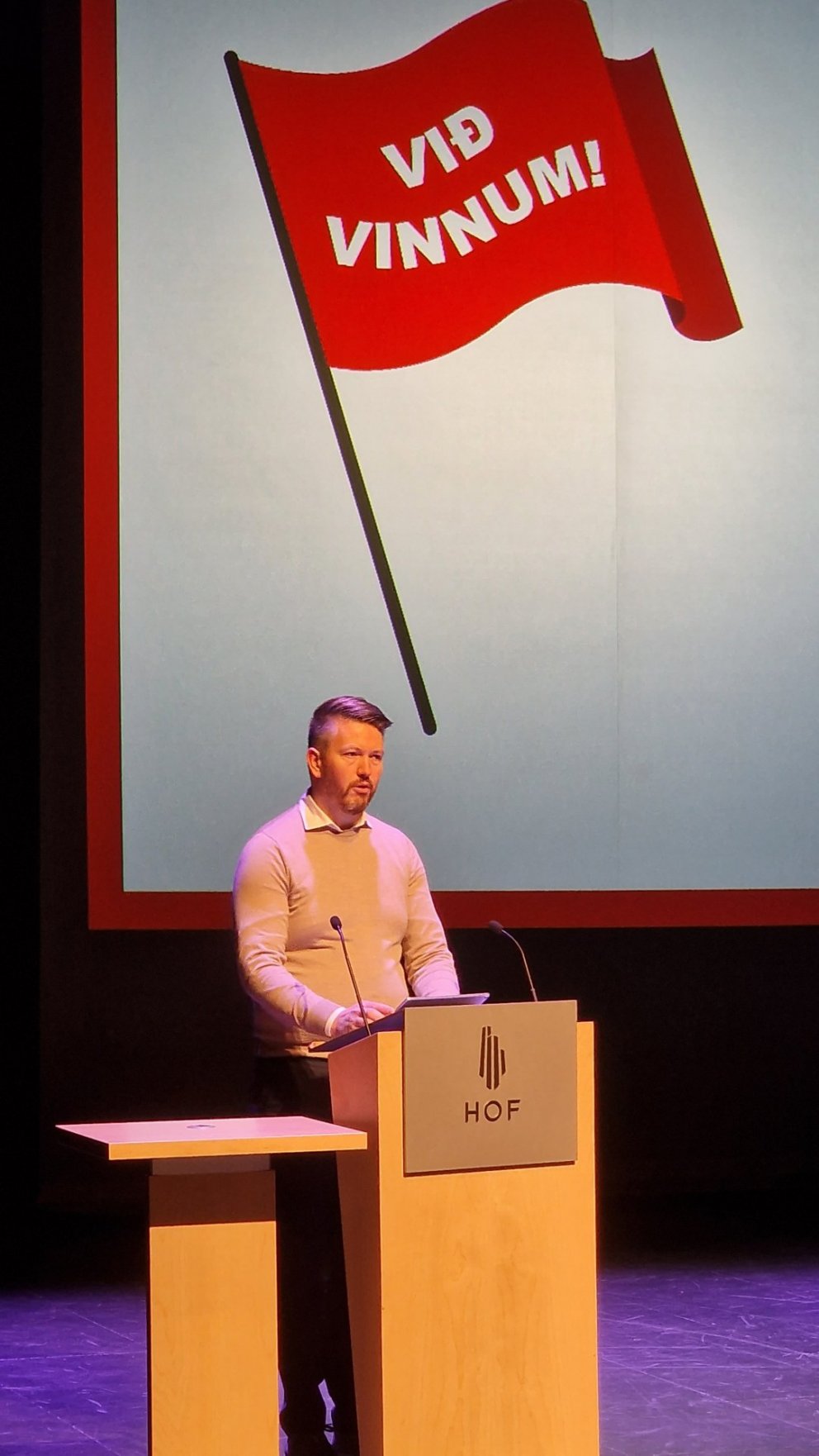 Hátíðarræðan frá hátíðarhöldum í tilefni af 1. maí.