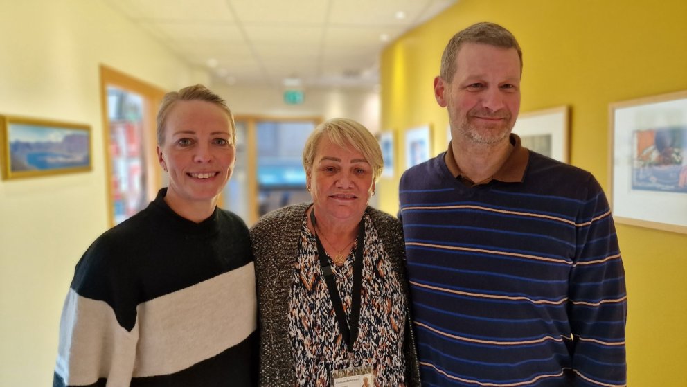 Rósfríð, Anna og Tryggvi.