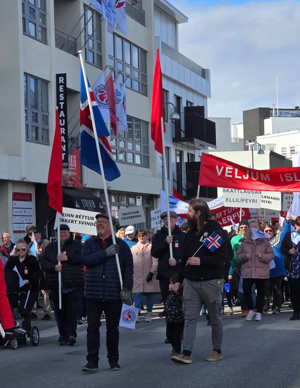 Myndir frá 1. maí á Akureyri