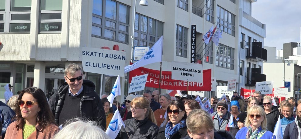 Mjög góð þátttaka í 1. maí hátíðarhöldum