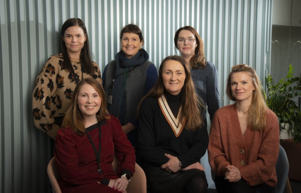 Rannsóknaráð VIRK
Sitjandi frá vinstri: Svandís Nína Jónsdóttir, Jónína Waagfjörð, María Þóra Þorge&hellip;