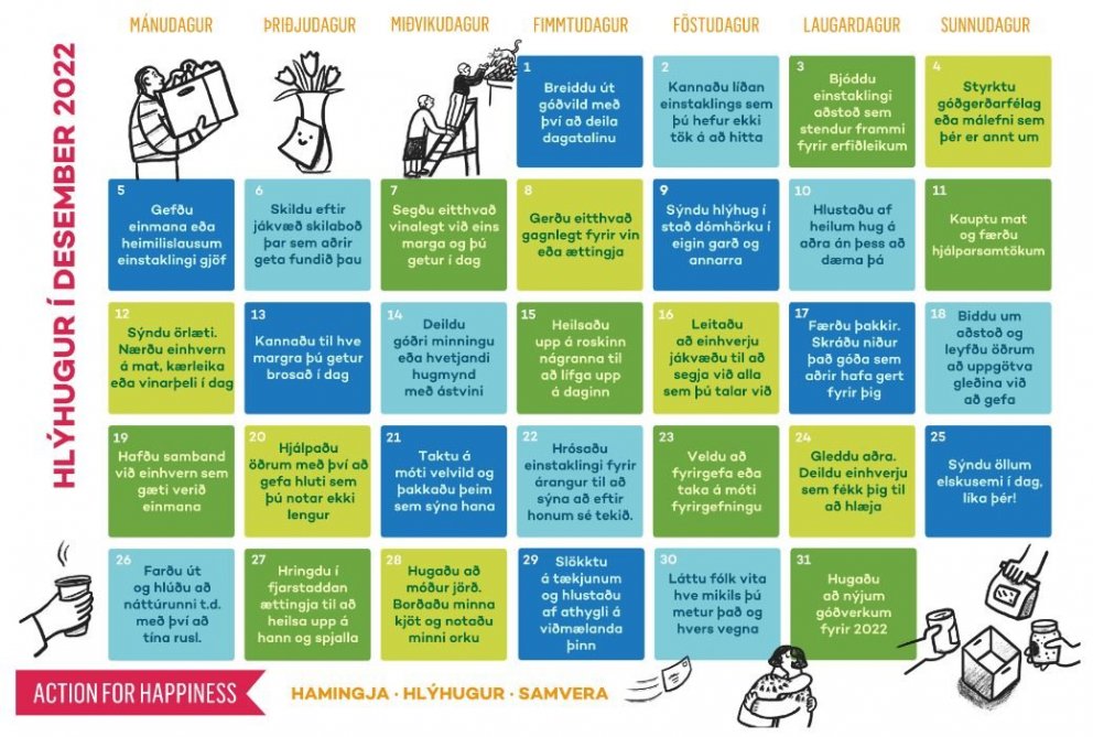 VelVIRK - Virknidagatal fyrir desember