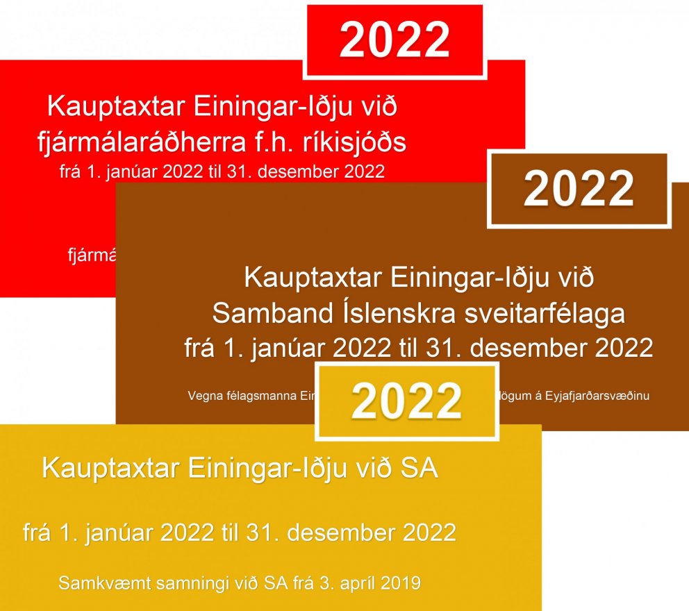 Nýir kauptaxtar komnir á netið