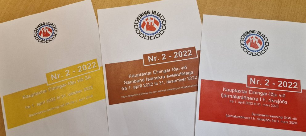 Nýir kauptaxtar komnir á netið