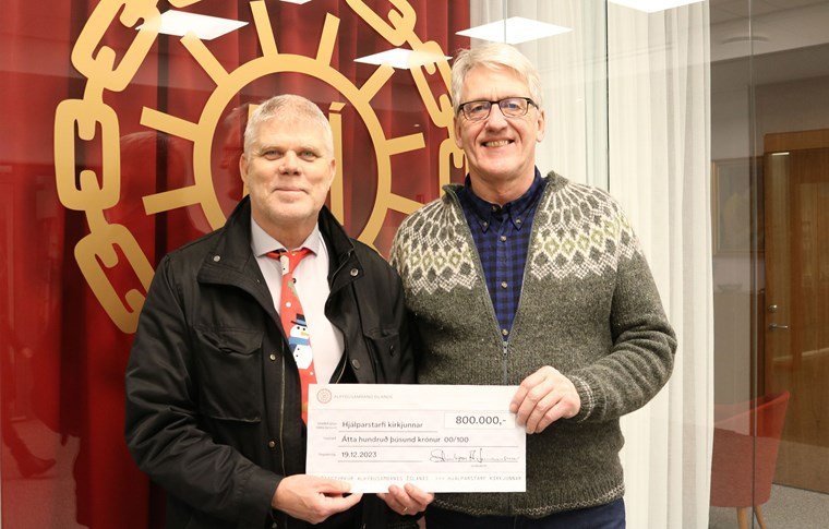 ASÍ styrkir Hjálparstarf kirkjunnar um jólin