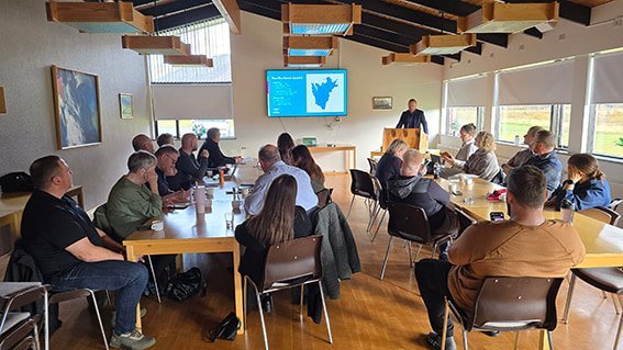 Góð mæting var á fundinn þar sem fjölmörg áhugaverð erindi voru í boði.