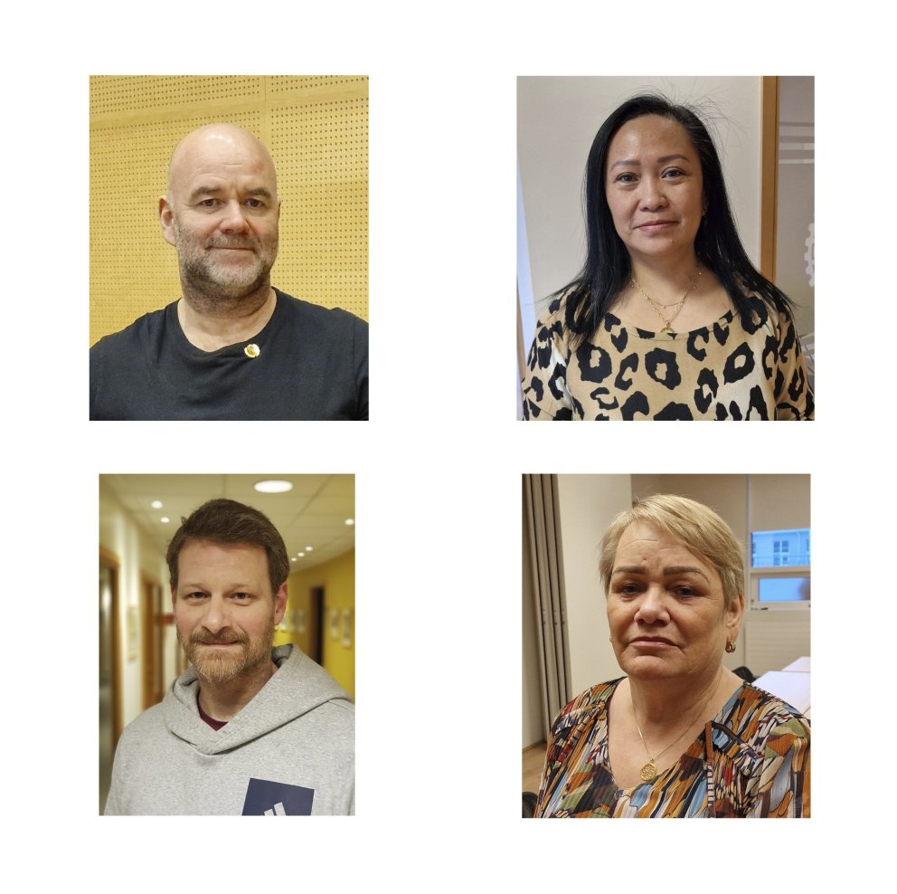 Efri röð: Baldvin Hreinn Eiðsson og Bethsaida Rún Arnarson. Neðri röð: Tryggvi Jóhannsson og Anna Jú&hellip;