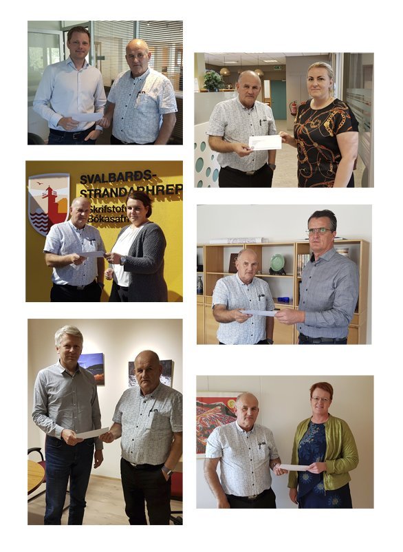 Í gær fóru Björn formaður félagsins og Ásgrímur upplýsingafulltrúi og afhentu persónulega öllum svei&hellip;