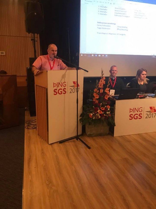 Björn endurkjörinn formaður SGS