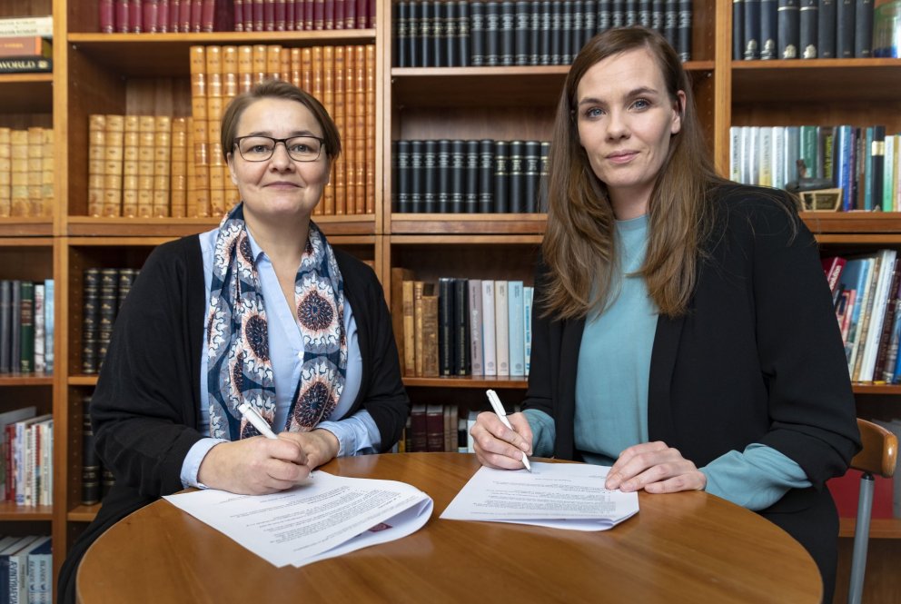 Drífa Snædal og Sonja Ýr Þorbergsdóttir
