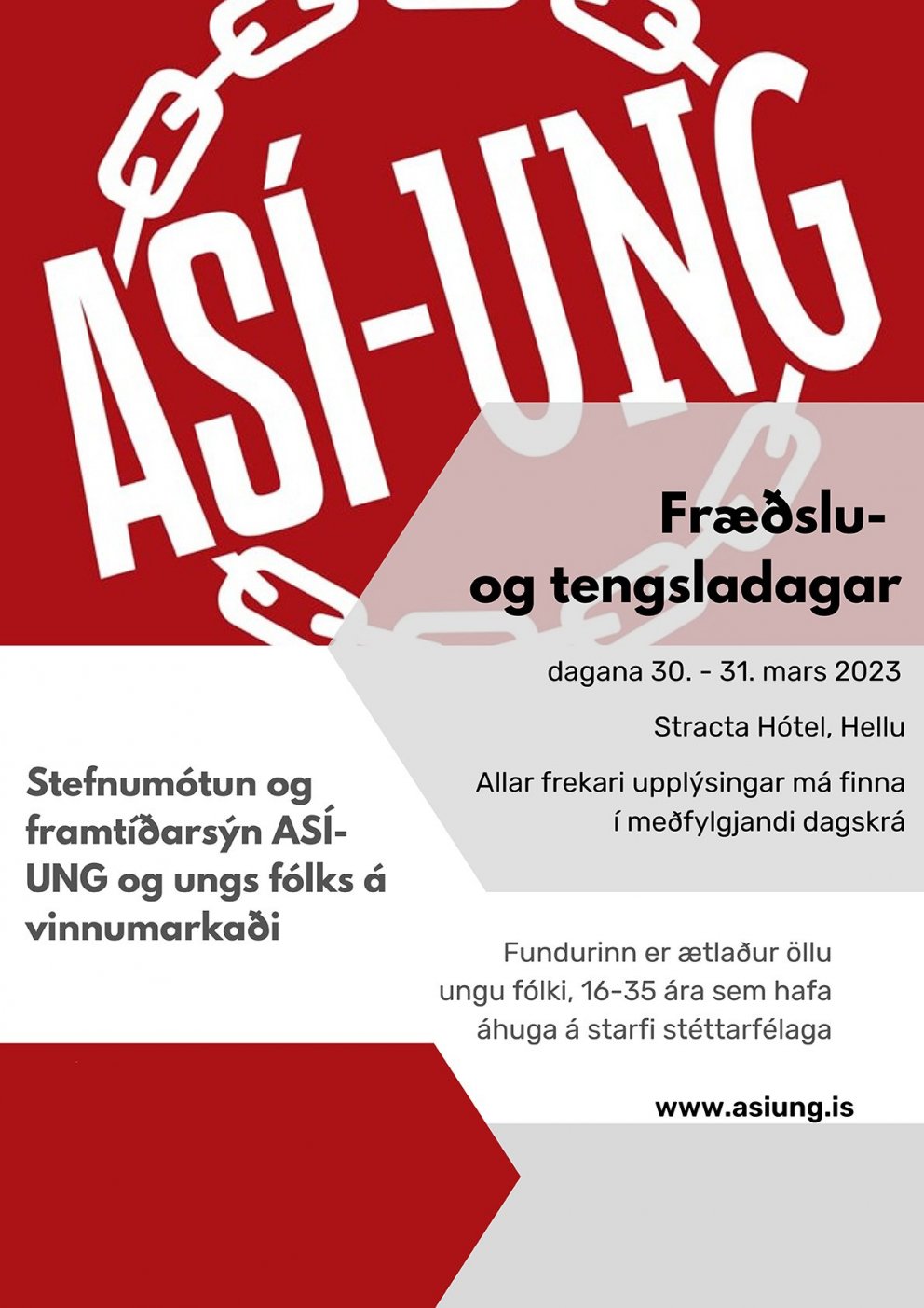 Fræðslu- og tengsladagar ASÍ-UNG