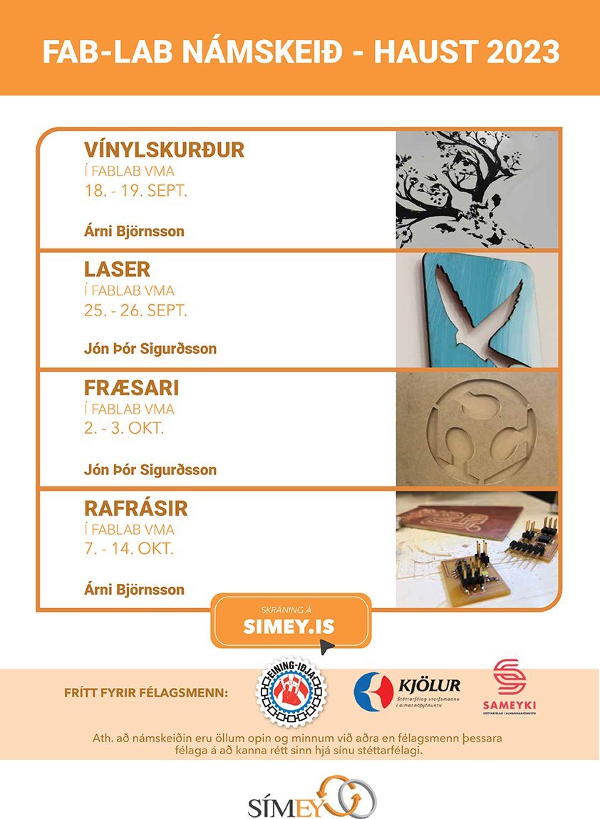 SÍMEY - FAB LAB námskeið