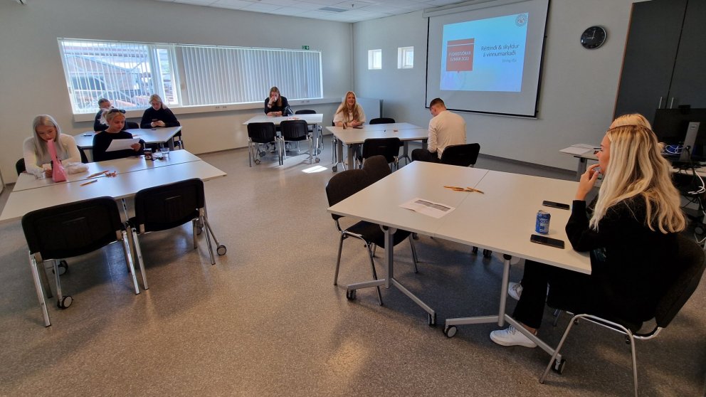 Fræðsla á flokkstjóranámskeiðum