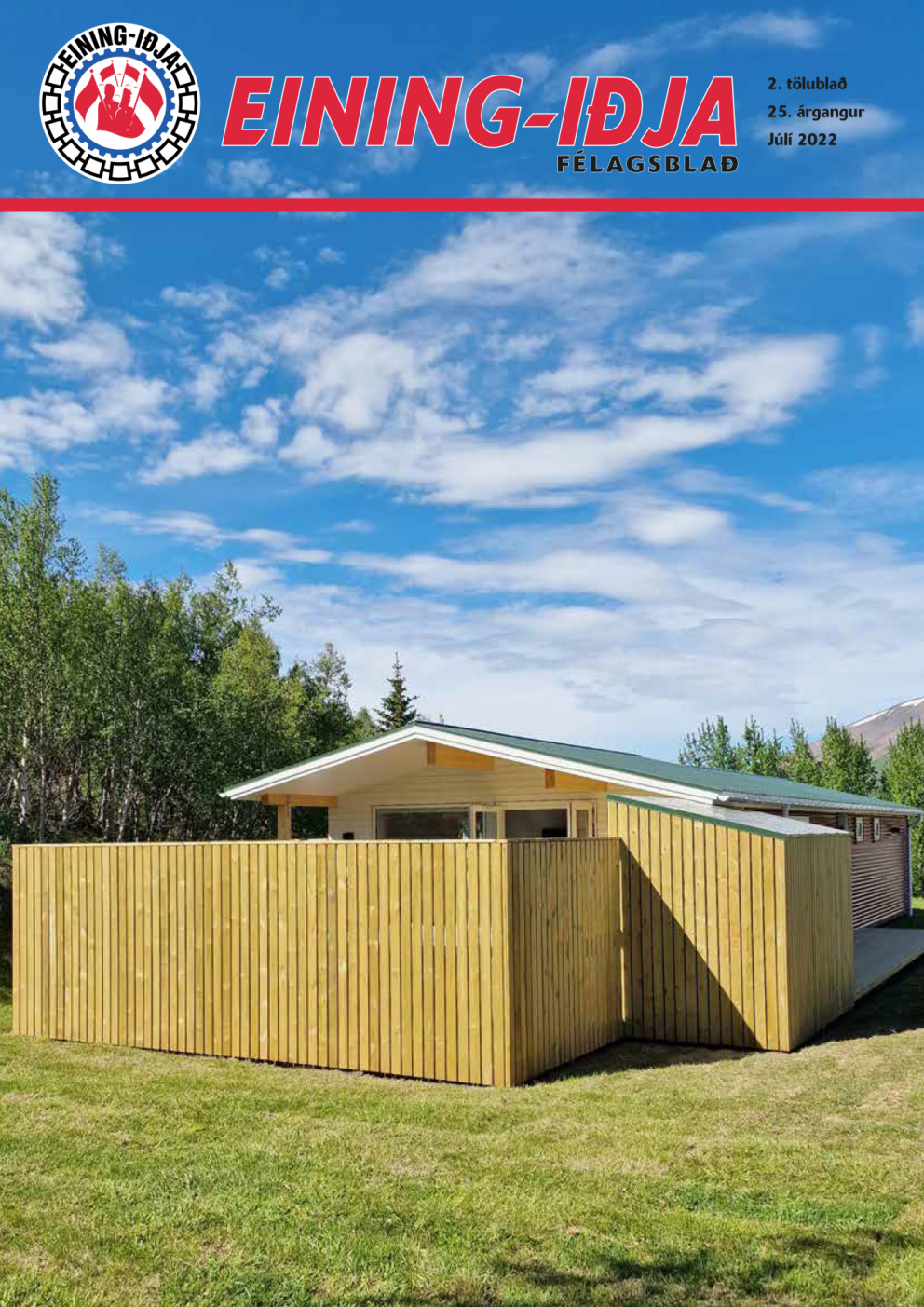 Sumarblað félagsins borið út í dag