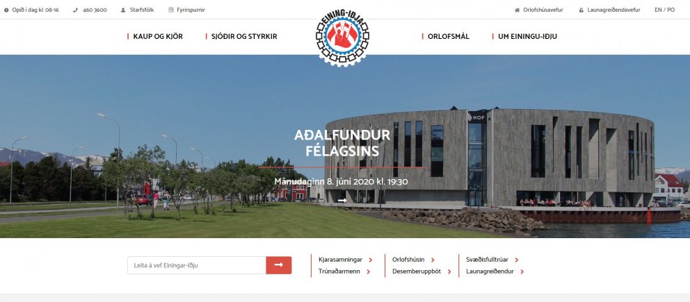 Félagavefnum lokað - „Mínar síður“ í vinnslu