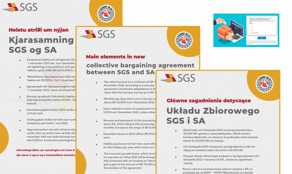 Nýr kjarasamningur við Samtök atvinnulífsins - helstu atriði