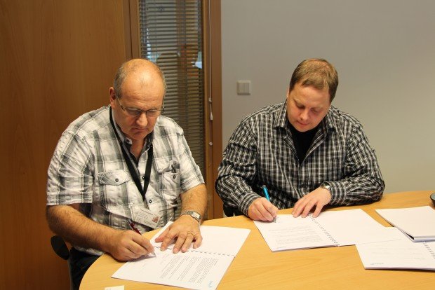 Björn og Gísli Marinó frá Símanum