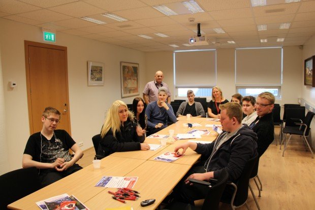 Nemendur frá VMA í heimsókn