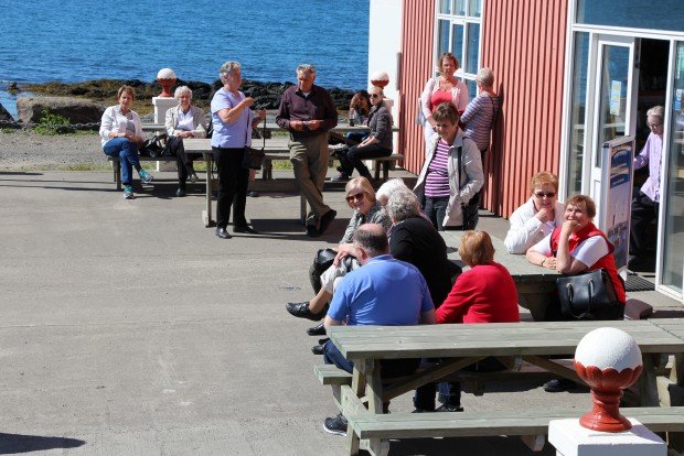 Eldri félagsmenn á ferð