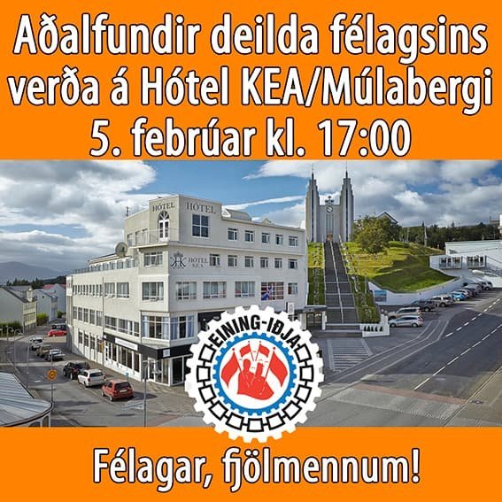 Aðalfundir deilda verða 5. febrúar 2026