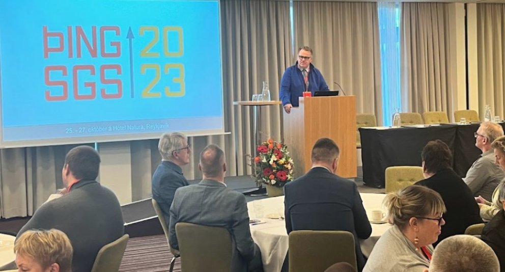 9. þing SGS - ræða formanns við setningu